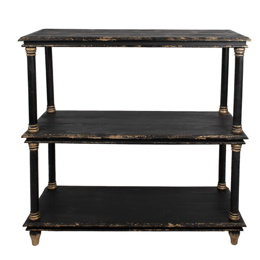 Consola lemn negru vintage 110x40x113 cm
