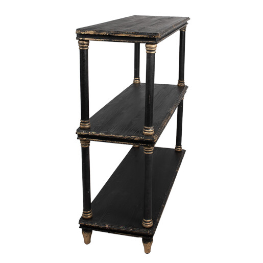 Consola lemn negru vintage 110x40x113 cm