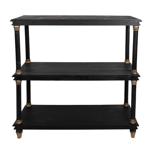 Consola lemn negru vintage 110x40x113 cm