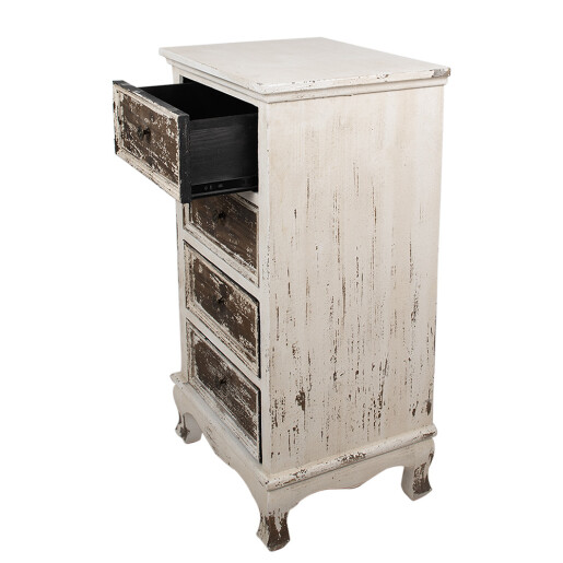 Comoda lemn maro bej 44x35x81 cm
