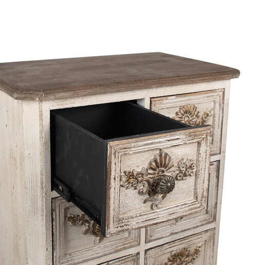 Comoda lemn bej maro 60x37x100 cm