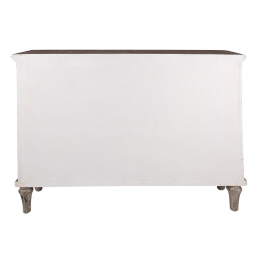 Comoda lemn maro bej vintage 141x40x105 cm