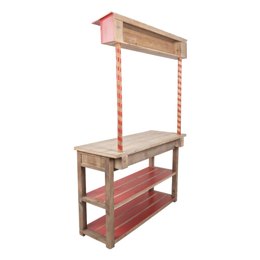 Consola expozor Craciun lemn 120x47x180 cm