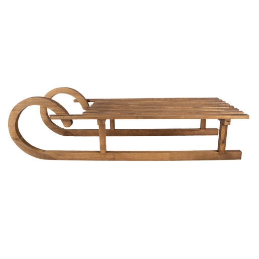 Sanie decorativa lemn maro 100x37x27 cm