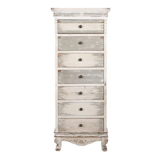 Comoda lemn multicolor vintage 56x43x145 cm