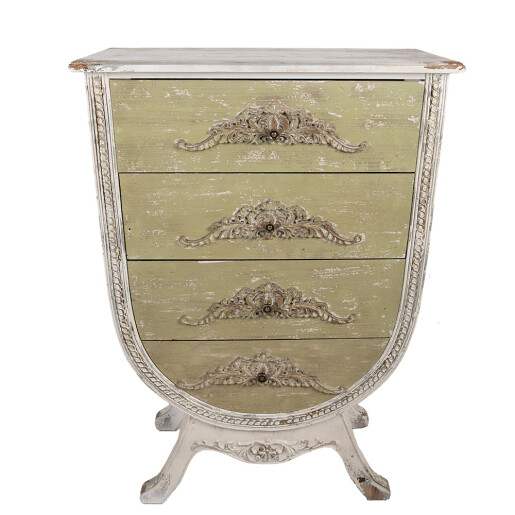 Comoda lemn multicolor vintage 81x36x113 cm