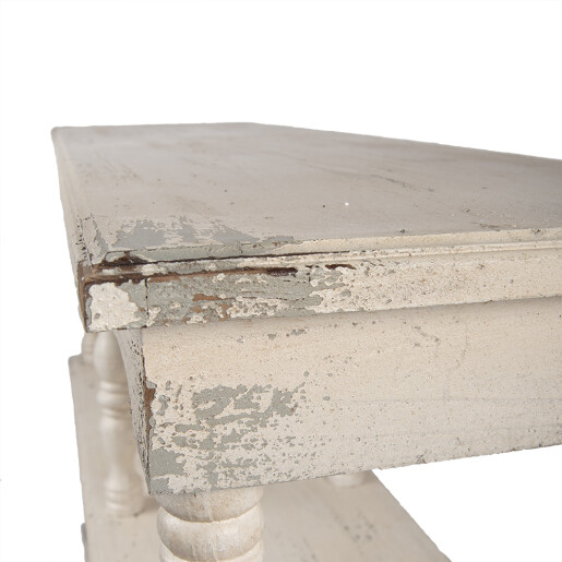 Consola lemn bej maro vintage 140x40x92 cm