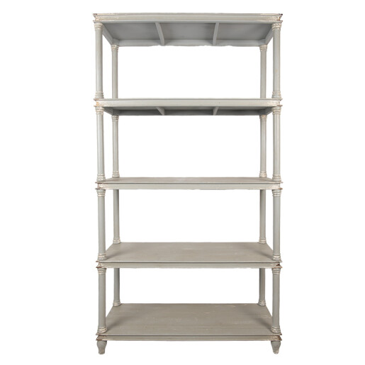 Raft lemn gri vintage 110x40x210 cm