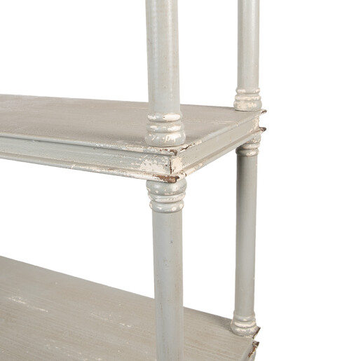 Raft lemn gri vintage 110x40x210 cm