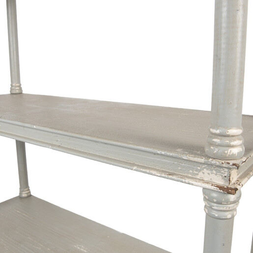 Raft lemn gri vintage 110x40x210 cm