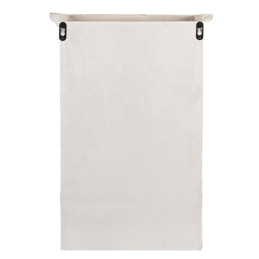 Raft perete lemn bej vintage 36x17x57 cm