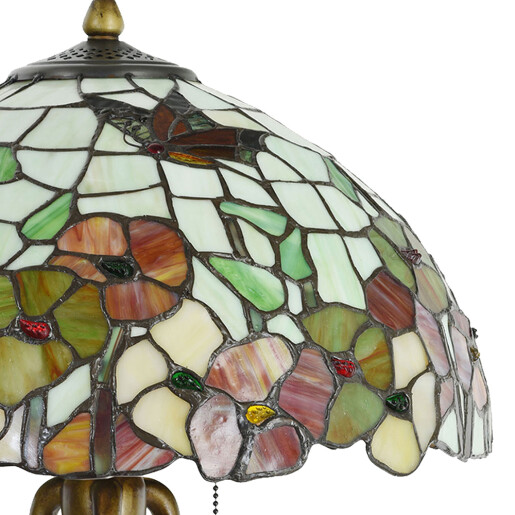 Veioza polirasina sticla Tiffany 40x63 cm