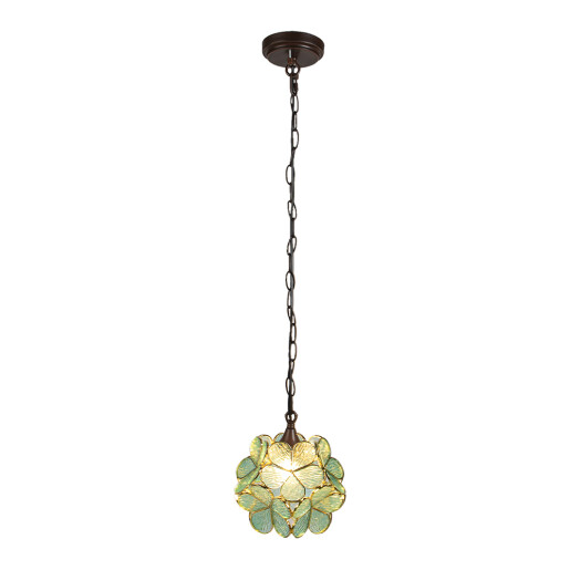 Lustra Tiffany metal sticla 21x21x17/90 cm 