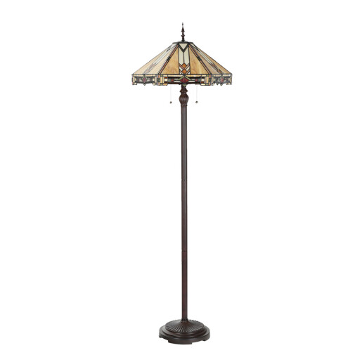 Lampadar Tiffany polirasina sticla 50x161 cm