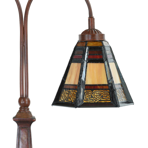 Veioza Tiffany multicolora 48x19x64 cm E27