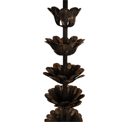 Veioza metal maro cupru 30x81 cm