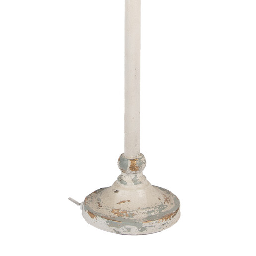 Veioza metal bej vintage 36x20x77 cm E27