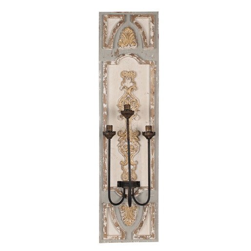 Aplica lemn metal multicolor 31x19x120 cm, E14