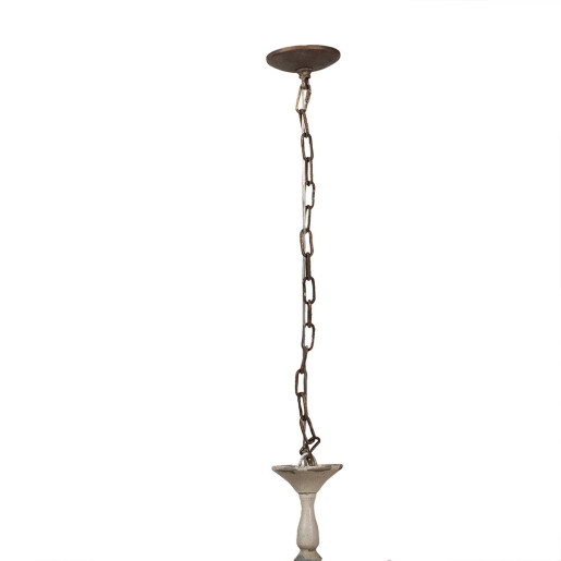 Candelabru fier bej vintage 80x72 cm E14