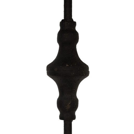 Veioza metal negru maro vintage 20x75 cm
