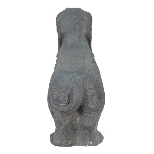 Figurina ceramica gri Catelus 74x19x39 cm