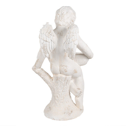 Figurina Inger ceramica alba 43x43x75 cm