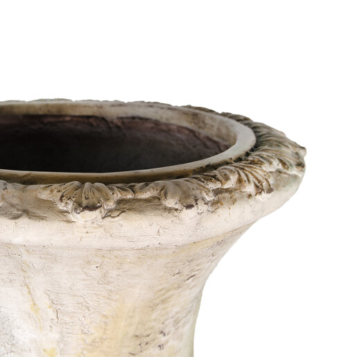 Ghiveci flori ceramica verde bej 44x44x75 cm