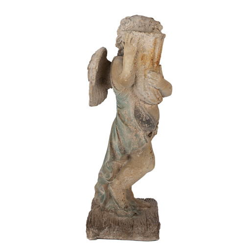 Figurina Inger ceramica verde bej 24x27x58 cm