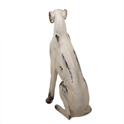 Figurina Catelus ceramica bej 37x24x79 cm