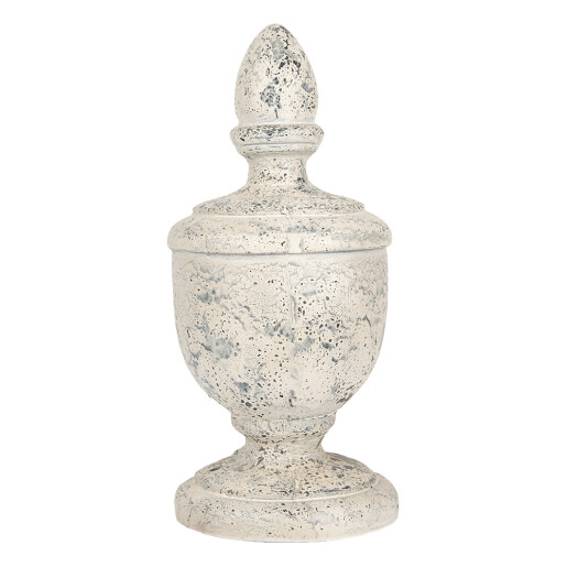 Decoratiune ceramica bej vintage Ø 22x48 cm