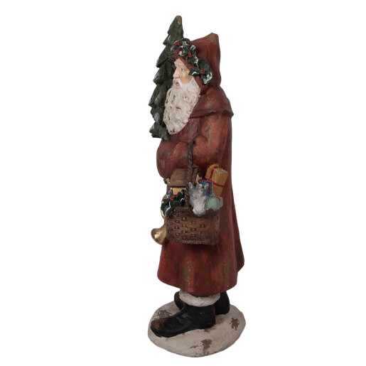 Figurina Mos Craciun ceramica multicolora  39x30x93 cm