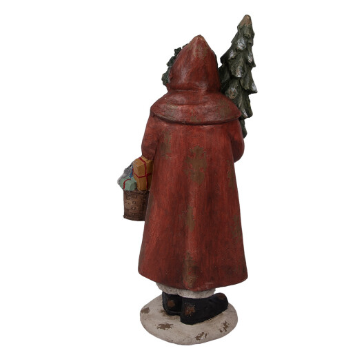 Figurina Mos Craciun ceramica multicolora  39x30x93 cm