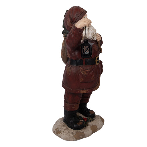 Figurina Mos Craciun ceramica multicolora 37x39x82 cm