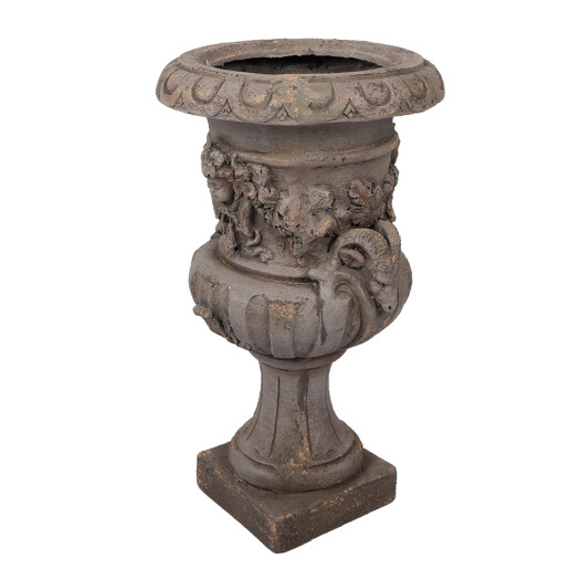 Ghiveci flori ceramica maro 40x38x64 cm