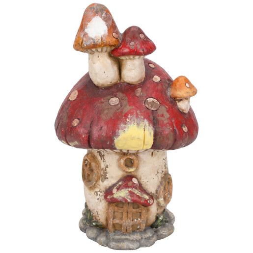 Figurina Ciupercute ceramica multicolora 30x27x50 cm