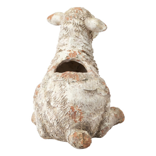 Ghiveci flori Oita ceramica bej 58x31x33 cm