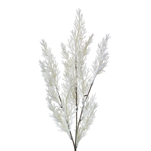 Set 6 plante artificiale plastic alb 75 cm