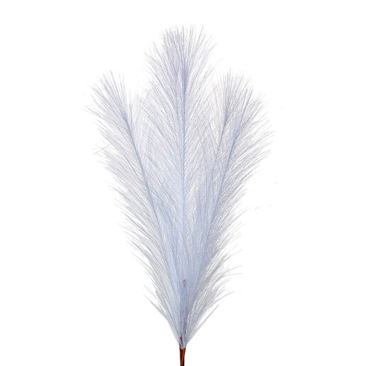 Set 3 flori Pampas artificial alb 2x72 cm