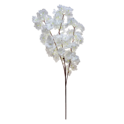 Set 3 flori artificiale albe maro 8x95 cm
