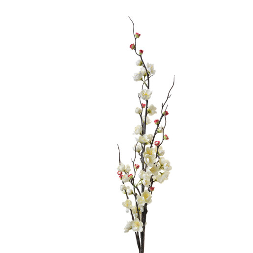 Set 3 flori artificiale albe maro 7x7x115 cm