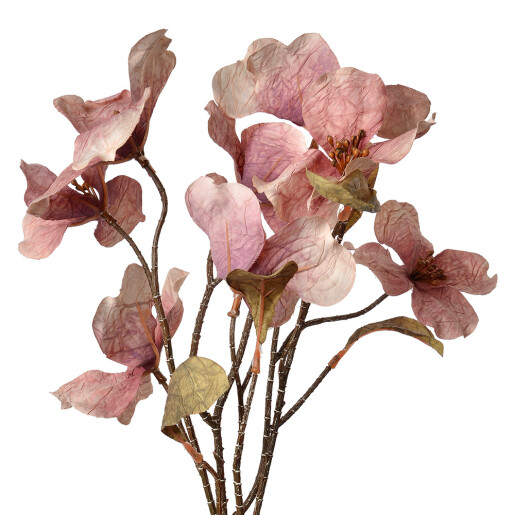 Floare artificiala roz 12x8x72 cm