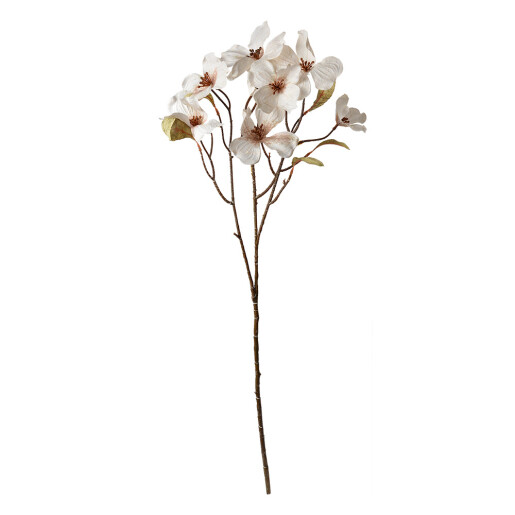 Floare artificiala alba maro 12x8x72 cm