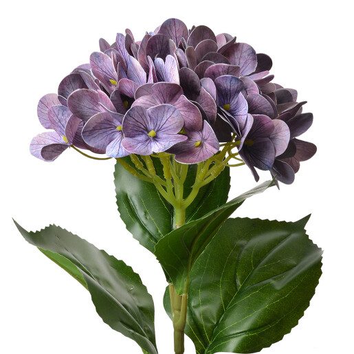 Hortensie artificiala violet verde 16x15x68 cm