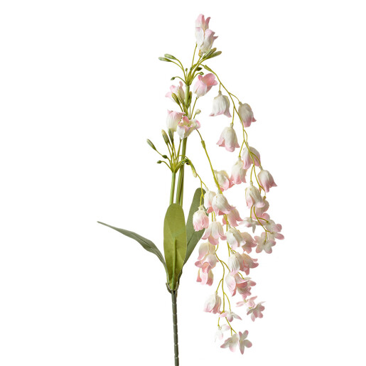 Floare artificiala roz verde 15x6x80 cm