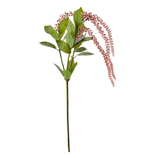 Floare artificiala roz verde 25x5x73 cm