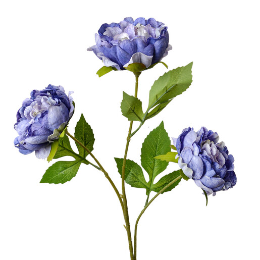 Floare artificiala violet verde 12x8x80 cm