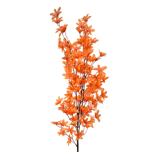 Floare artificiala portocalie 6x6x110 cm