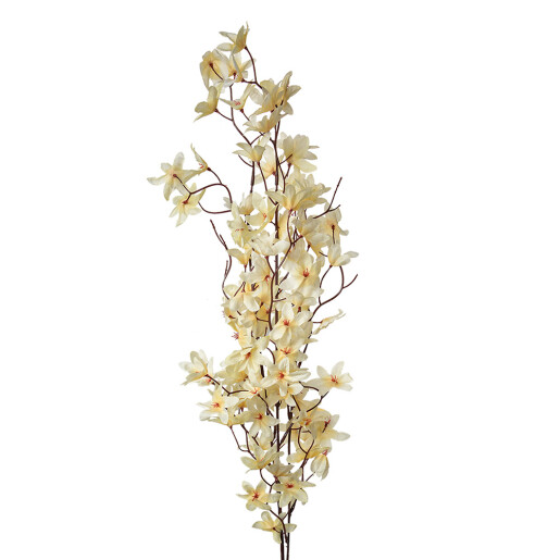 Floare artificiala galbena maro 6x6x110 cm