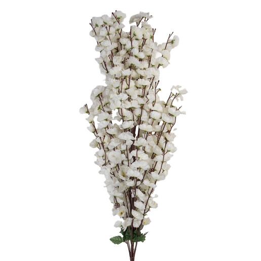 Floare artificiala alba maro 15x10x100 cm