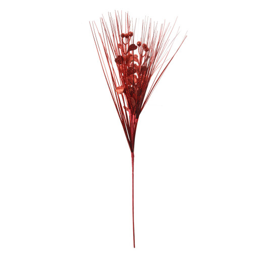 Floare artificiala rosie 31x6x78 cm
